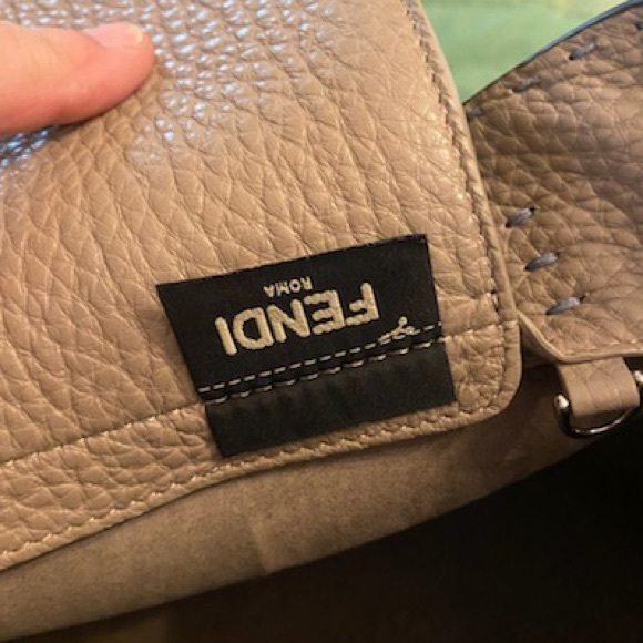 NWT Fendi Selleria tote in Blue Sky - Picture 3 of 5